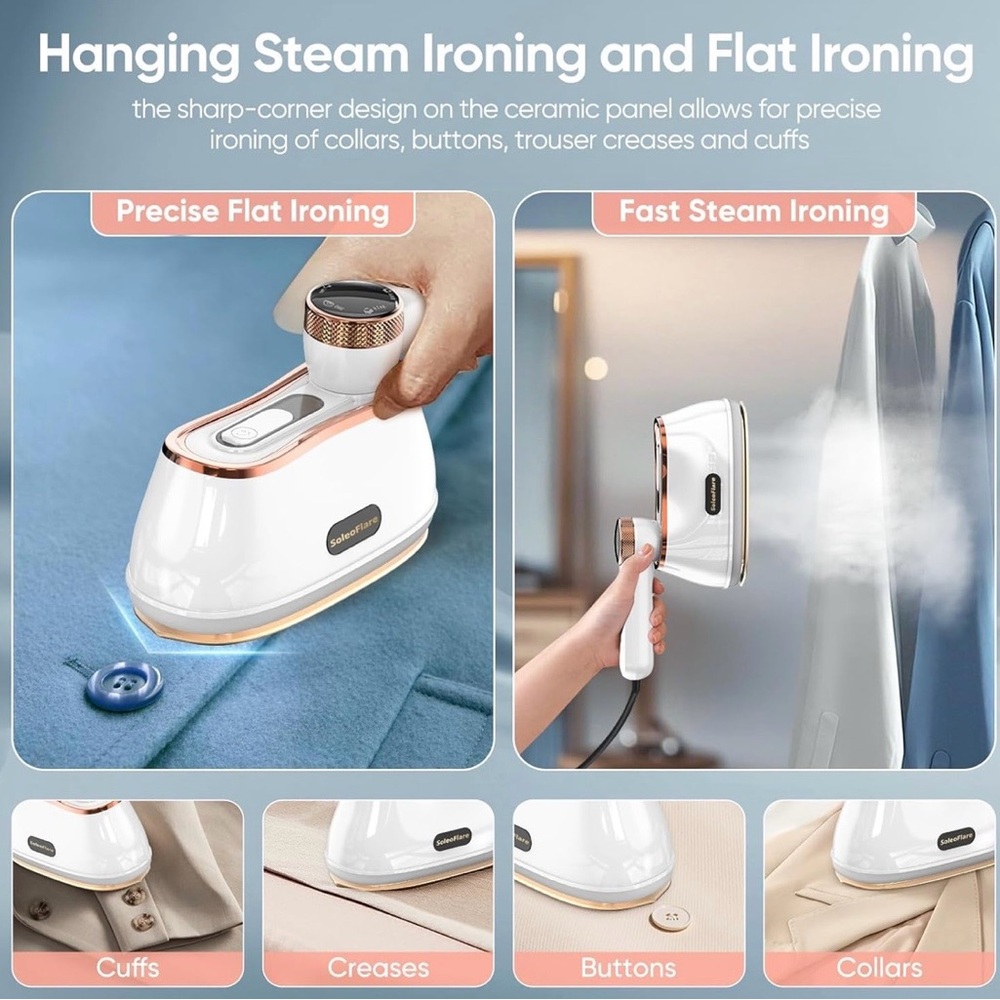 White Steam Iron